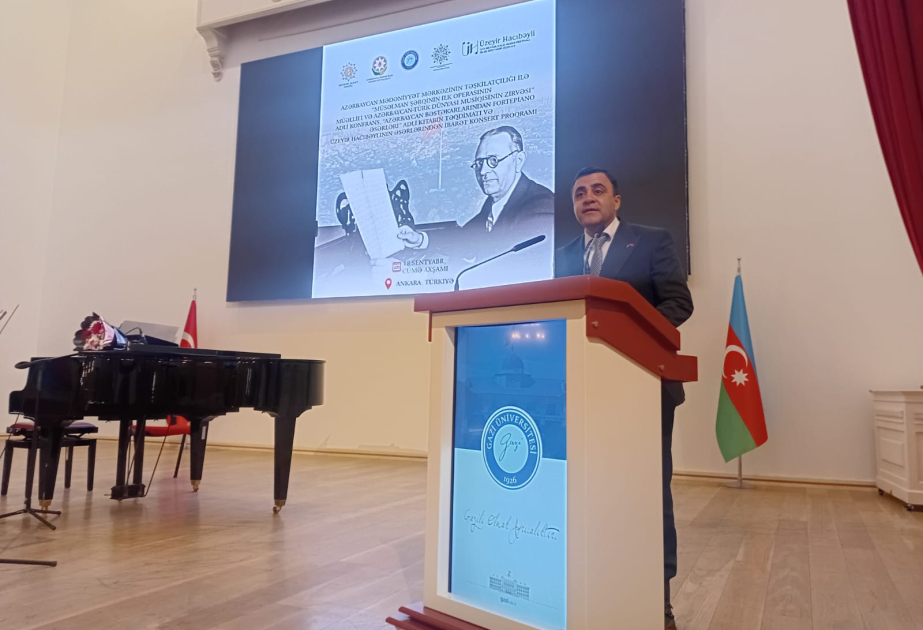 Üzeyir Hacıbəyli Türk dünyasının ortaq səsi və dəyəridir