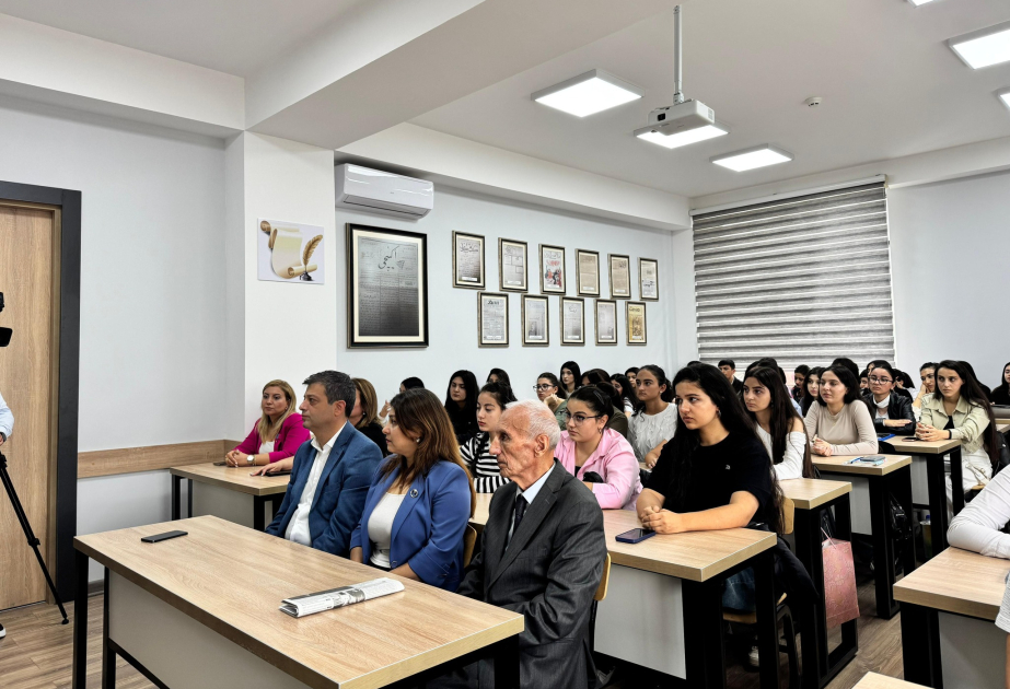 BDU-nun Jurnalistika fakültəsində Üzeyir Hacıbəylinin 140 illiyinə həsr olunmuş tədbir keçirilib