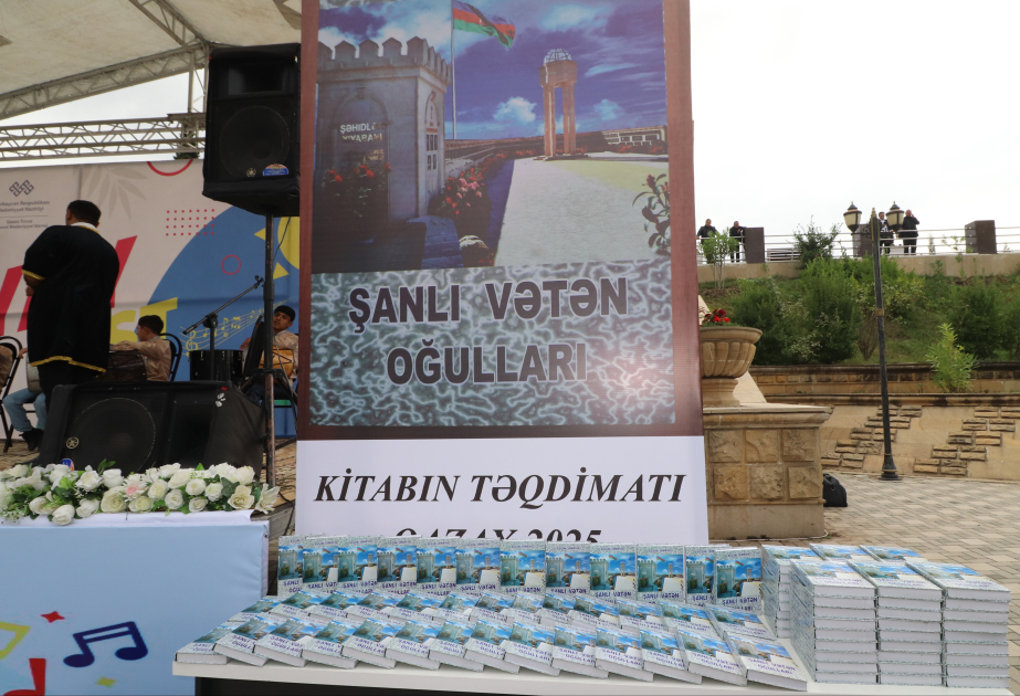 Qazaxda “Şanlı Vətən oğulları” kitabının təqdimat mərasimi keçirilib