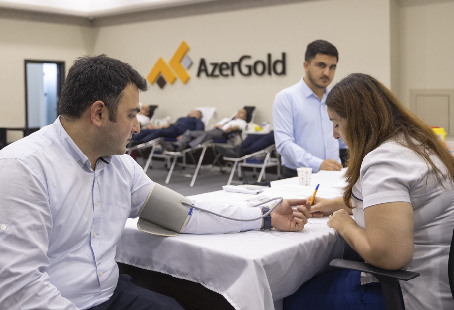 В AzerGold состоялась очередная акция по сдаче крови