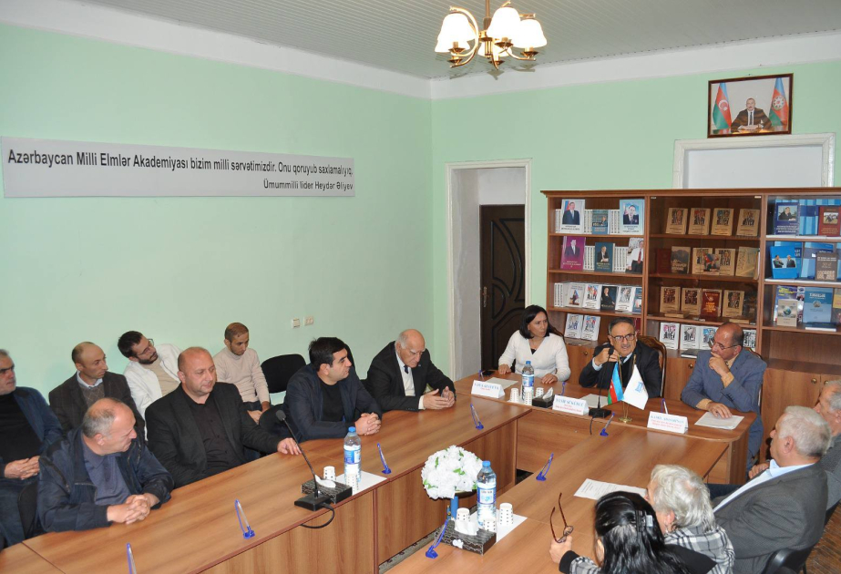 AMEA-nın Şəki Regional Elmi Mərkəzində Dövlət Suverenliyi Günü ilə bağlı tədbir keçirilib