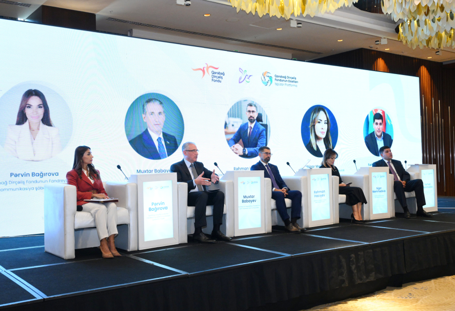 Karabakh Revival Fund holds event on theme “Regional peace, cooperation and a strategic view of Karabakh’s revival”