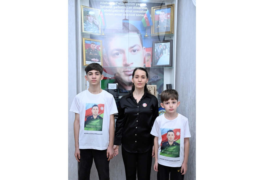 Şəhidin həyat yoldaşı olan müəllim: Şagirdləri Vüqar kimi vətənpərvər yetişdirməyə çalışıram VİDEO