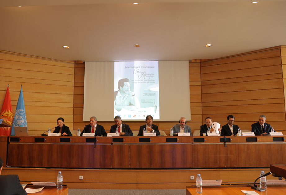 International conference on Chingiz Aitmatov held at UNESCO headquarters in Paris