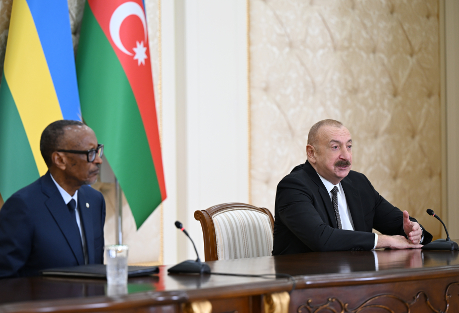 President Ilham Aliyev: Azerbaijan and Rwanda are good partners and friends