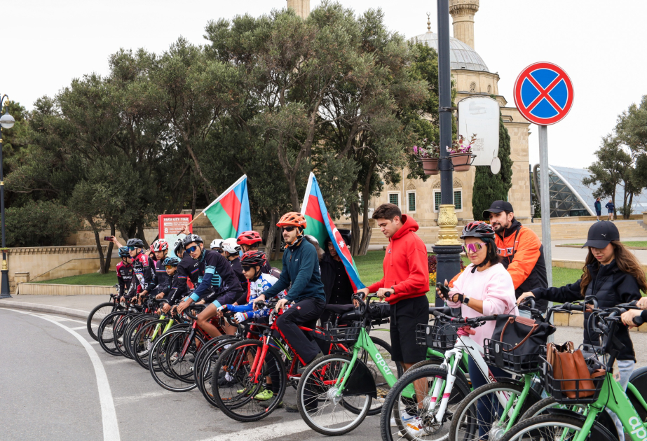 "Avropa Mobillik Həftəsi" çərçivəsində veloyürüş keçirilib