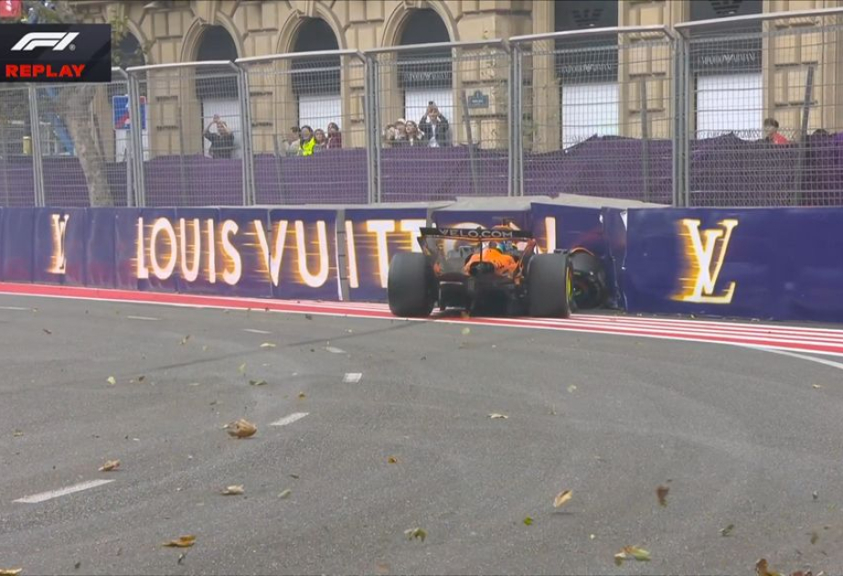 Verstappen holds the lead as Piastri crashes out on dramatic Azerbaijan Grand Prix first lap