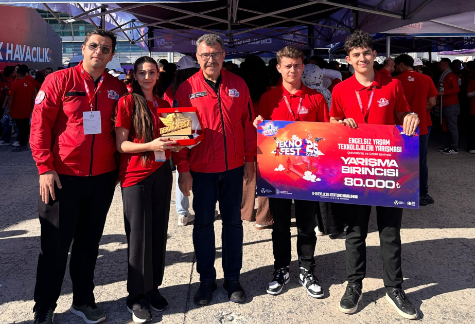 BDU-nun komandası Türkiyədə keçirilmiş "TEKNOFEST-2025"in qalibi olub