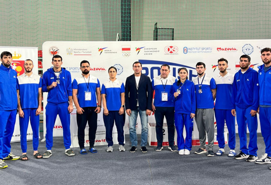 Azərbaycan taekvondoçuları Polşada 3 medal qazanıblar