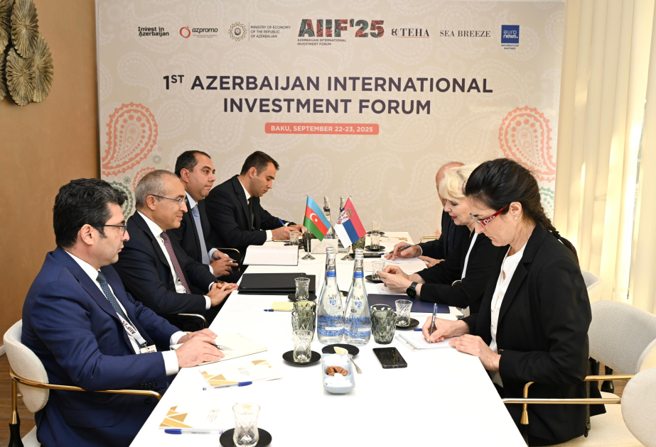 Azərbaycanla Serbiya arasında biznes əlaqələrinin qarşılıqlı təşviqi müzakirə olunub