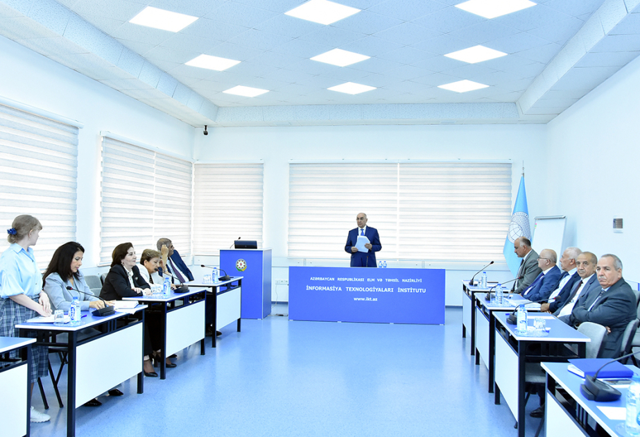 İnformasiya Texnologiyaları İnstitutunun Dissertasiya şurasının fəaliyyəti müzakirə olunub