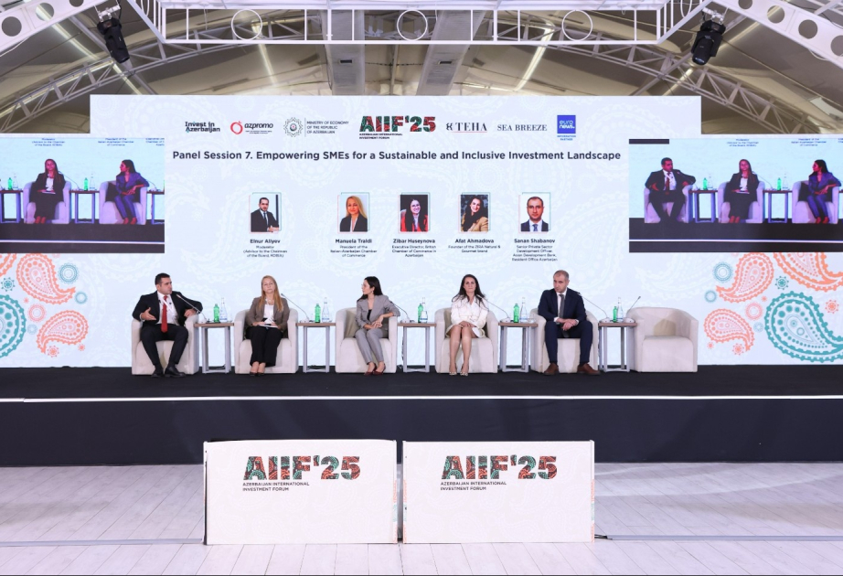I Azərbaycan Beynəlxalq İnvestisiya Forumu çərçivəsində KOB-un inkişafına həsr olunmuş panel sessiya keçirilib