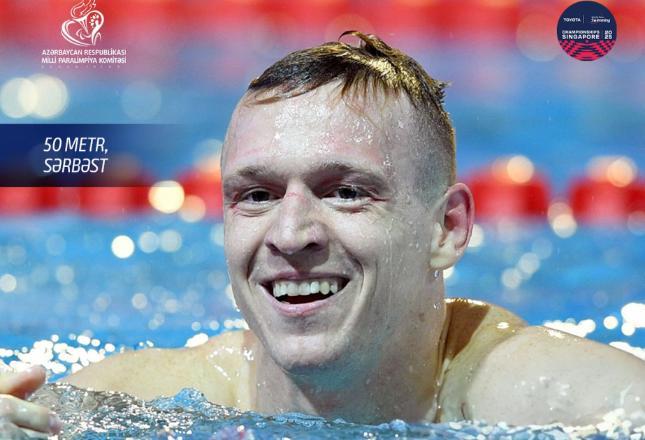 Aserbaidschanischer Para-Schwimmer gewinnt Silber bei Weltmeisterschaften