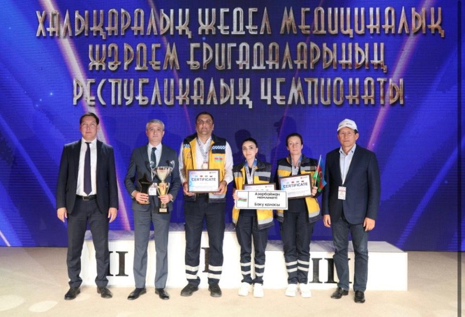 Beynəlxalq çempionatda Azərbaycanın təcili tibbi yardım komandası 3-cü yerə layiq görülüb