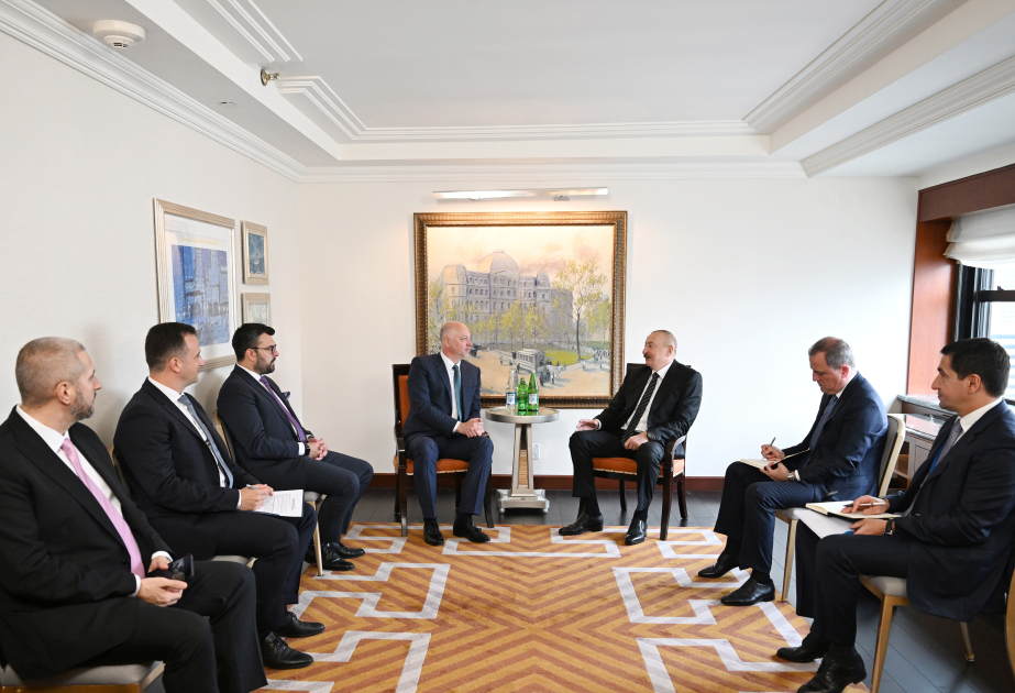 President of Azerbaijan Ilham Aliyev met with Prime Minister of Bulgaria in New York VIDEO