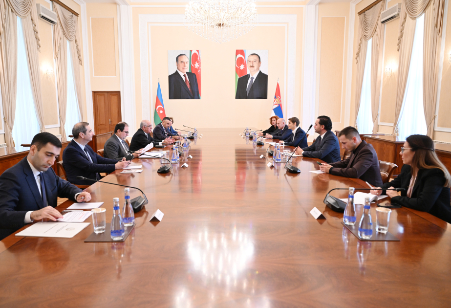 Le Premier ministre azerbaïdjanais rencontre la présidente du Parlement serbe