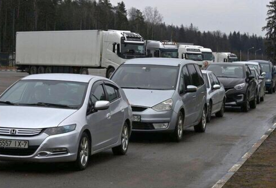 На выезде из Беларуси в Польшу скопилось более 4 тысяч автомобилей