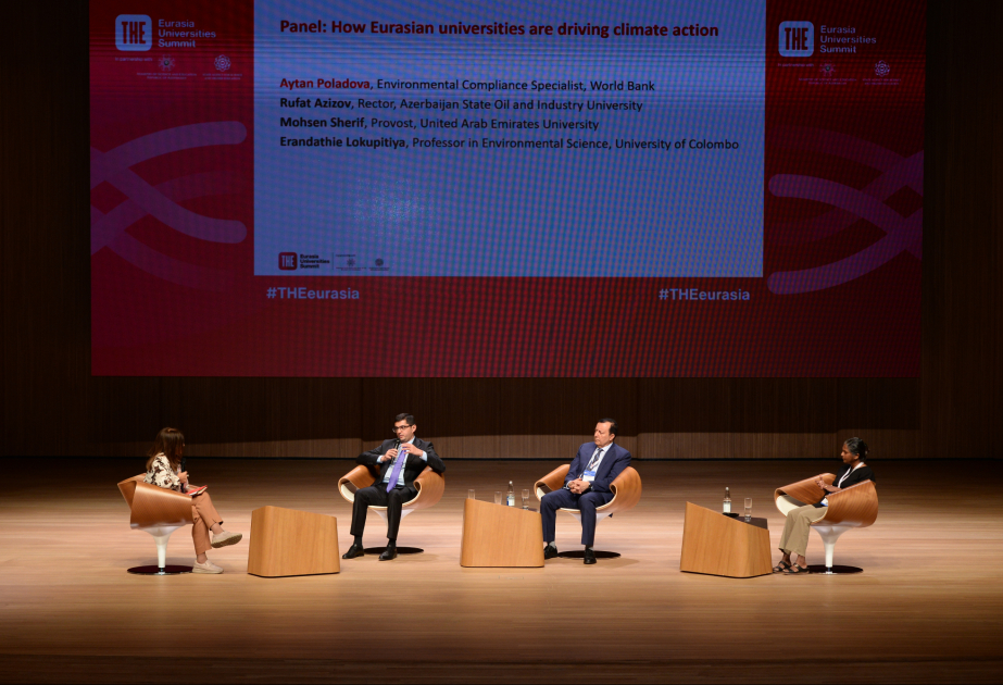 “THE Avrasiya Universitetlərinin Sammiti” panel müzakirələri ilə işini davam etdirir