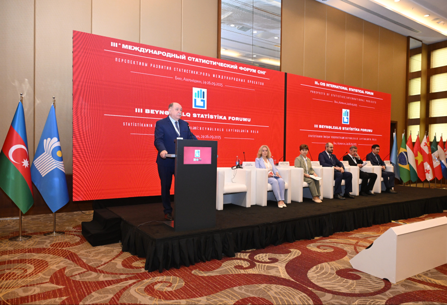 III Beynəlxalq Statistika Forumu öz işini davam etdirir