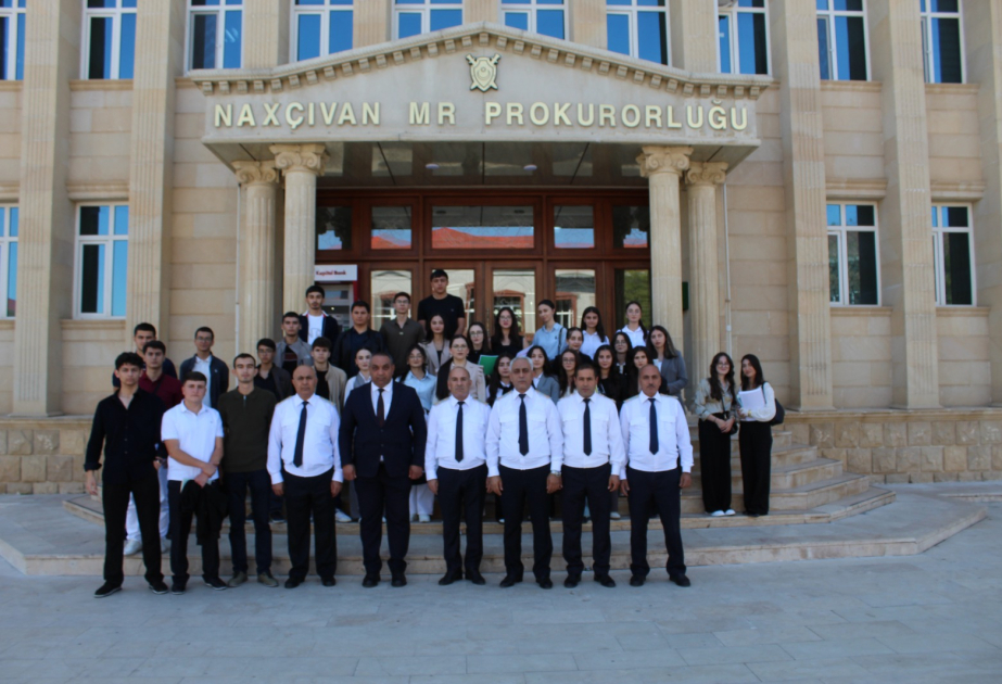 Naxçıvan Muxtar Respublikası Prokurorluğunda "Açıq qapı" günü keçirilib