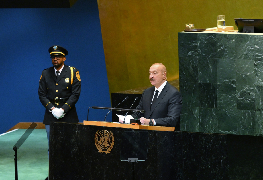 Ilham Aliyev : La mer Caspienne rétrécit rapidement et la principale raison n’est pas le changement climatique