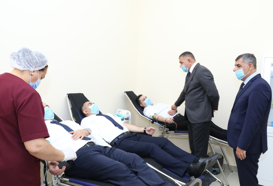 XRİTDX-də peşə bayramı ilə bağlı qanvermə aksiyası keçirilib