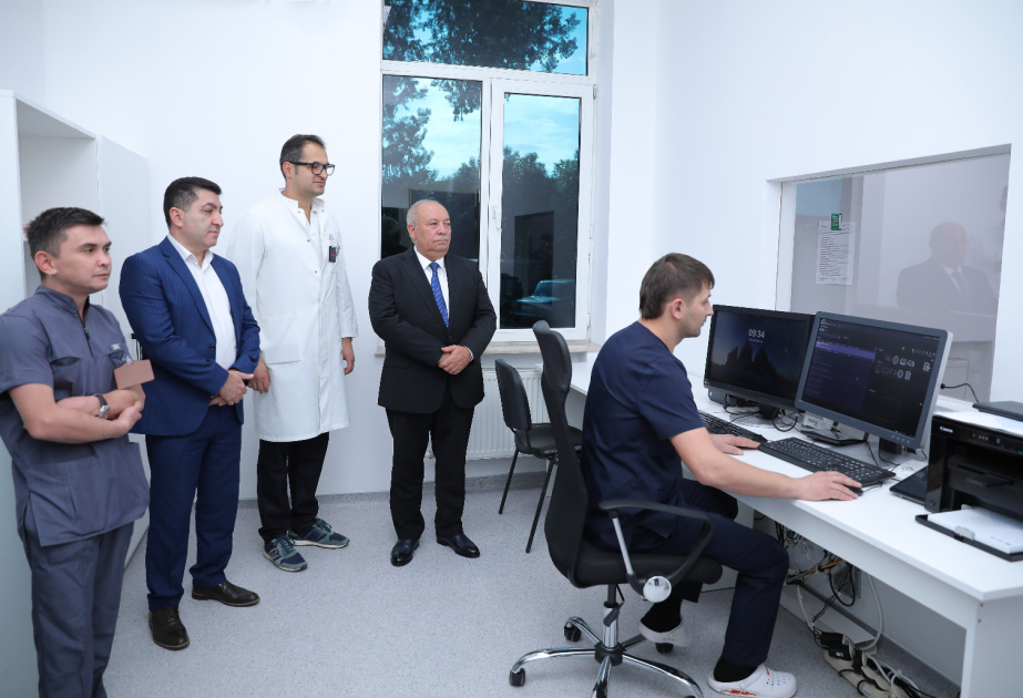 Xaçmaz Rayon Mərkəzi Xəstəxanasında ilk dəfə kompüter tomoqrafiyası xidməti fəaliyyətə başlayıb