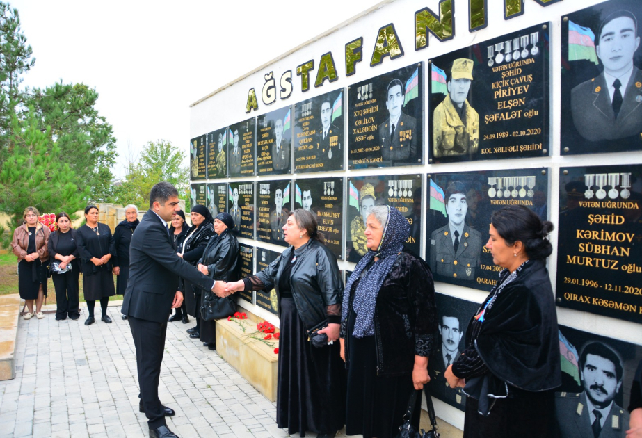 Qərb bölgəsində şəhidlərin xatirəsi anılıb