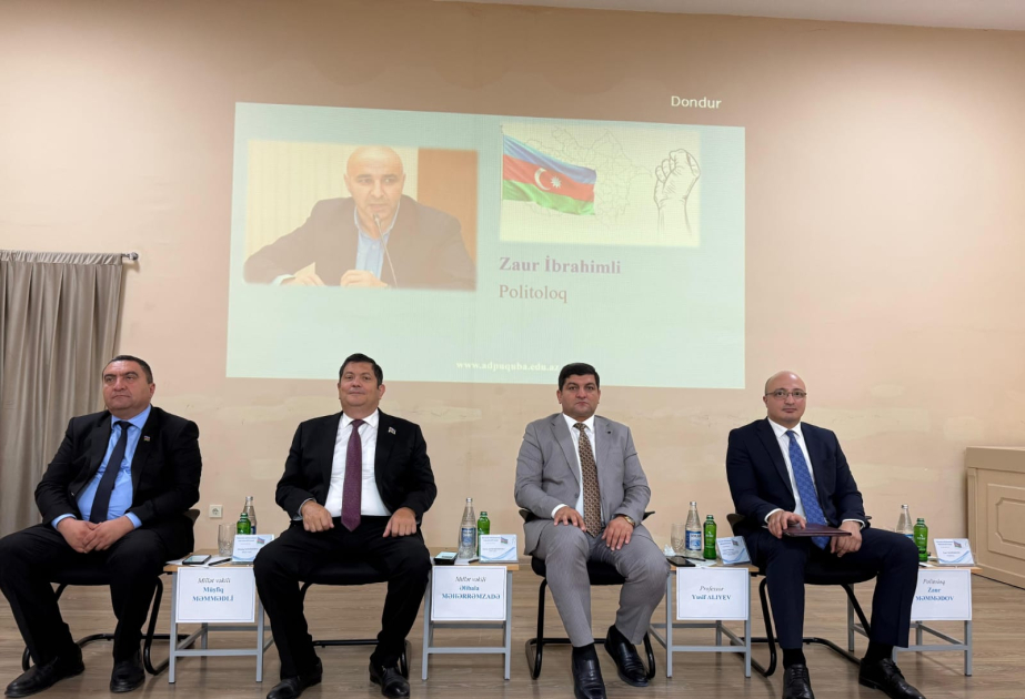 Qubada dövlət suverenliyi və milli birliyin qorunmasının ideoloji əsaslarına dair tədbir keçirilib