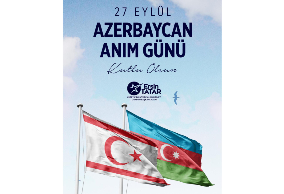Ersin Tatar: “Honro la memoria de los mártires de Azerbaiyán y deseo salud y larga vida a los veteranos”
