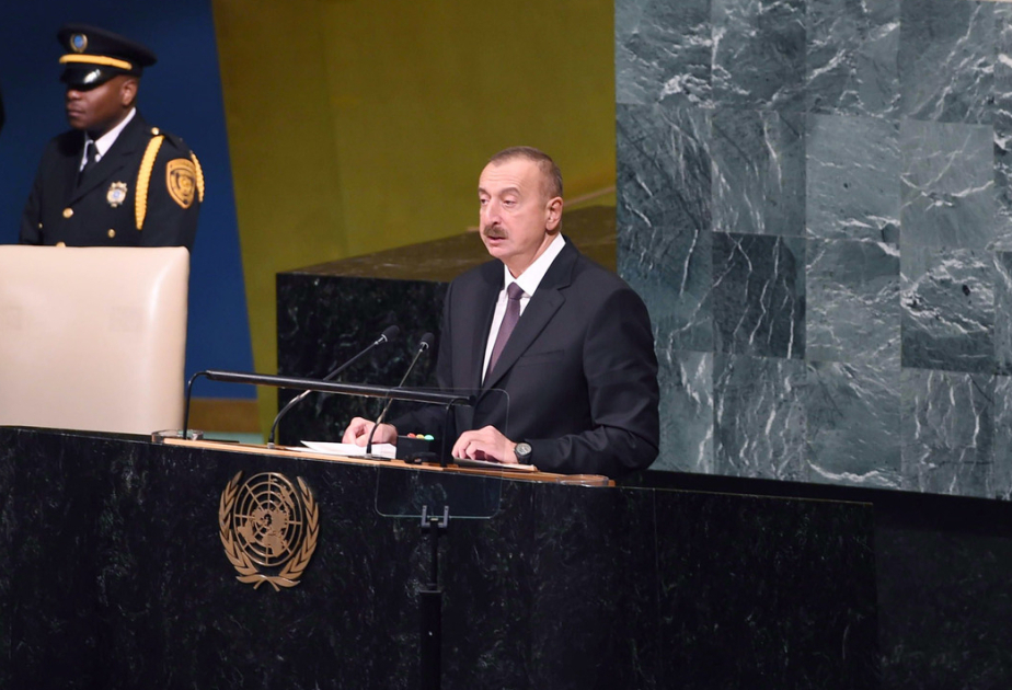 阿塞拜疆领导人呼吁：让我们建立一个正义毋庸置疑的世界