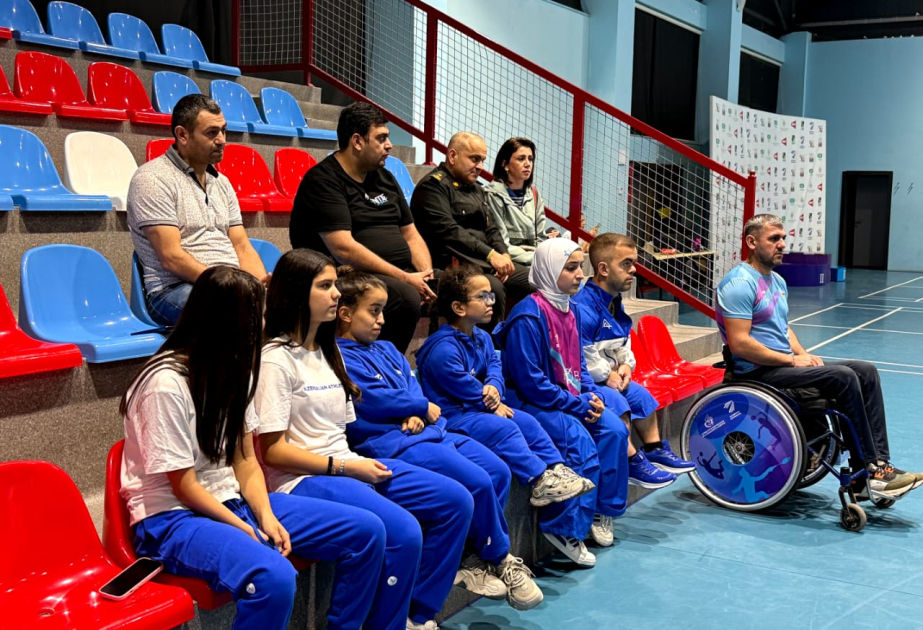 Avropa çempionatında çıxış edəcək parabadmintonçularla görüş keçirilib