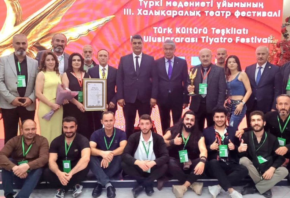 Şəki teatrı Qazaxıstanda keçirilən beynəlxalq festivalın mükafatına layiq görülüb