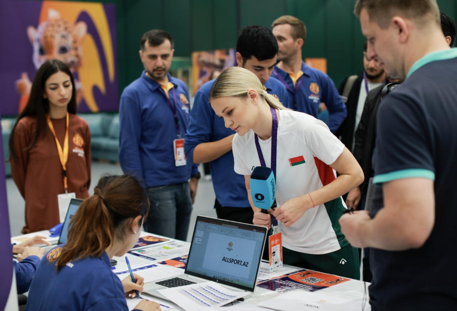 Media Center for 3rd CIS Games begins operations in Ganja