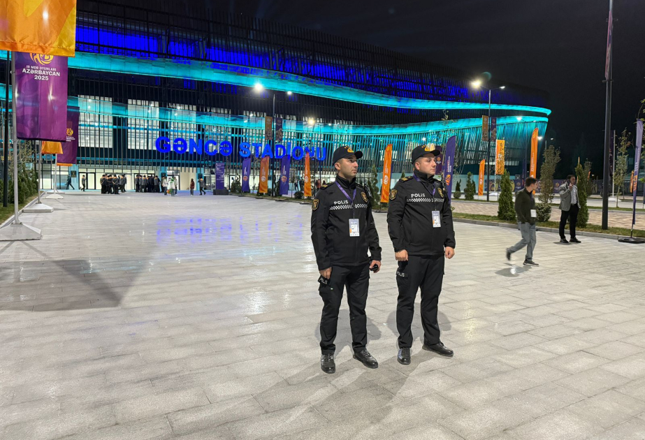 III MDB Oyunlarında təhlükəsizlik tədbirləri təmin olunur FOTO
