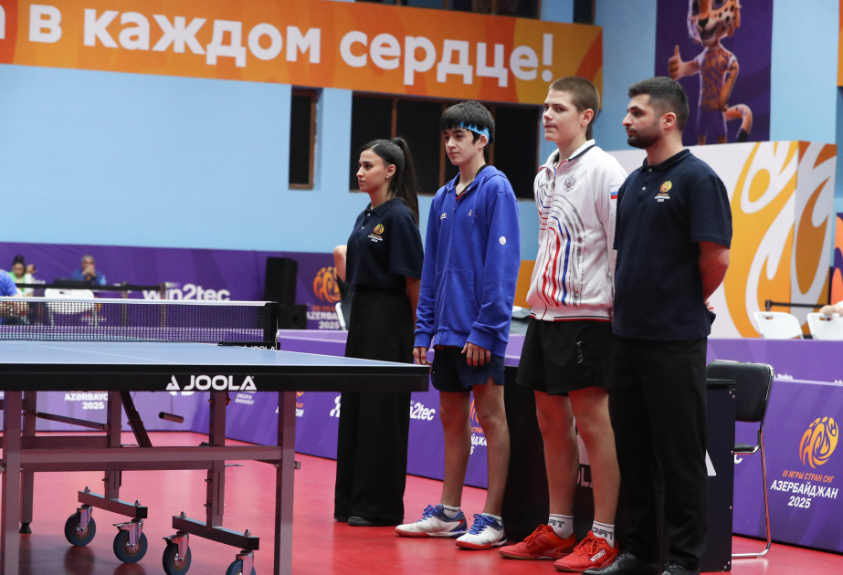 Azərbaycanın stolüstü tennis millisi MDB Oyunlarını 9 medalla başa vurub
