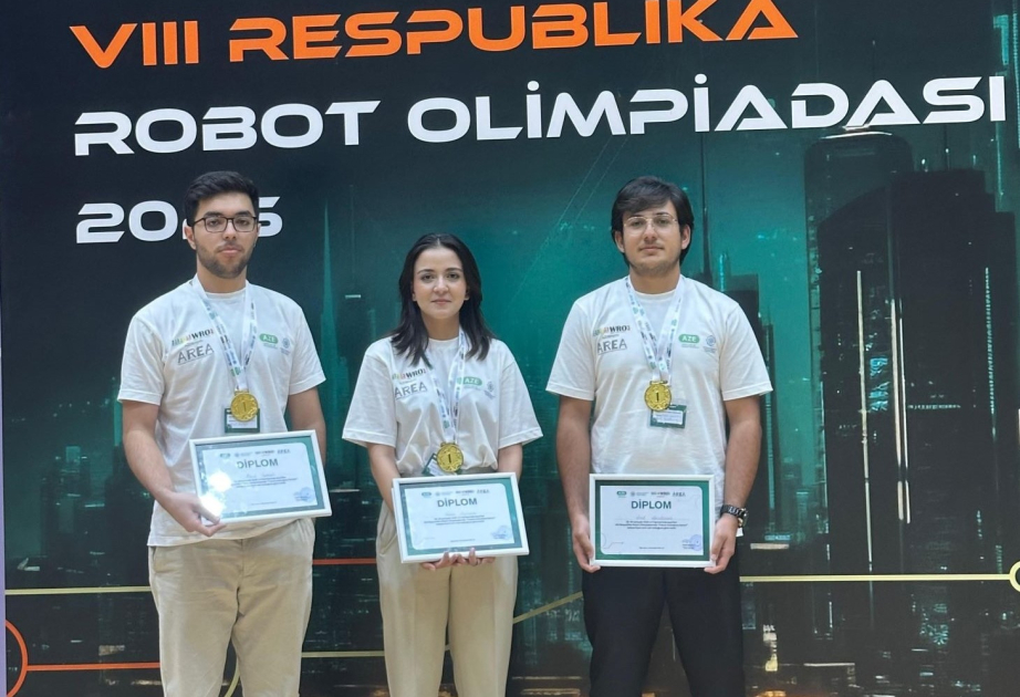 BMU-İNHA İDP tələbəsi Dünya Robot Olimpiadasına seçim turunda birinci yeri qazanıb