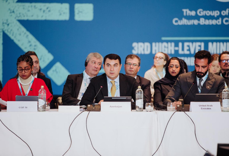 Azerbaijan’s Culture Minister delivers speech at UNESCO Conference