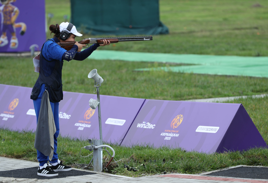 Азербайджанский стрелок заняла второе место на III Играх стран СНГ ВИДЕО
