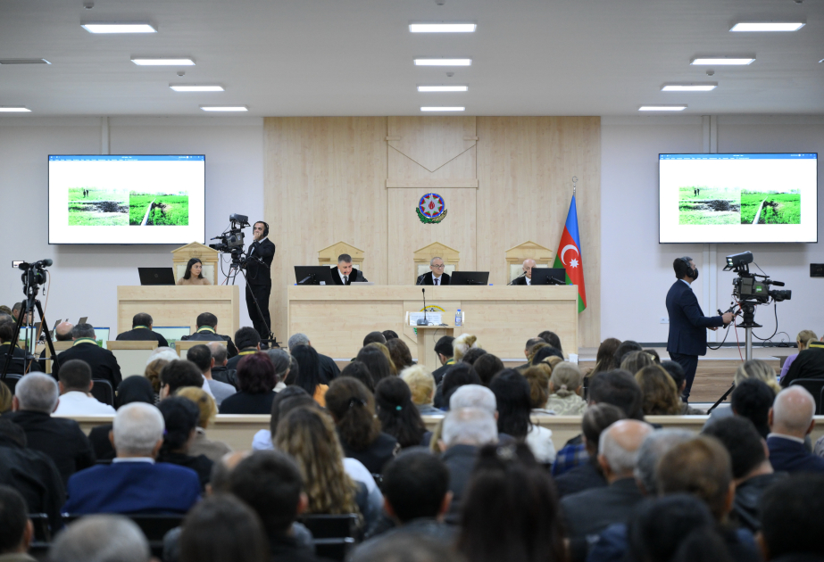 En el tribunal se presentan documentos sobre daños causados por las fuerzas armadas de Armenia a civiles durante los combates de abril de 2016