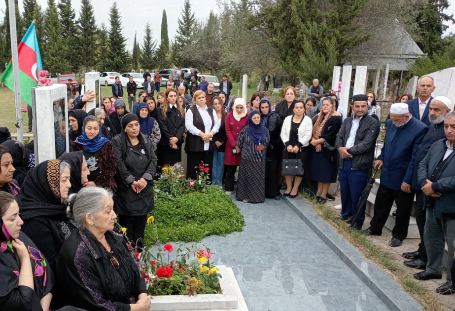 Vətən müharibəsinin Göyçaydan olan ilk şəhidi Zamiq Əhmədovun xatirəsi anılıb