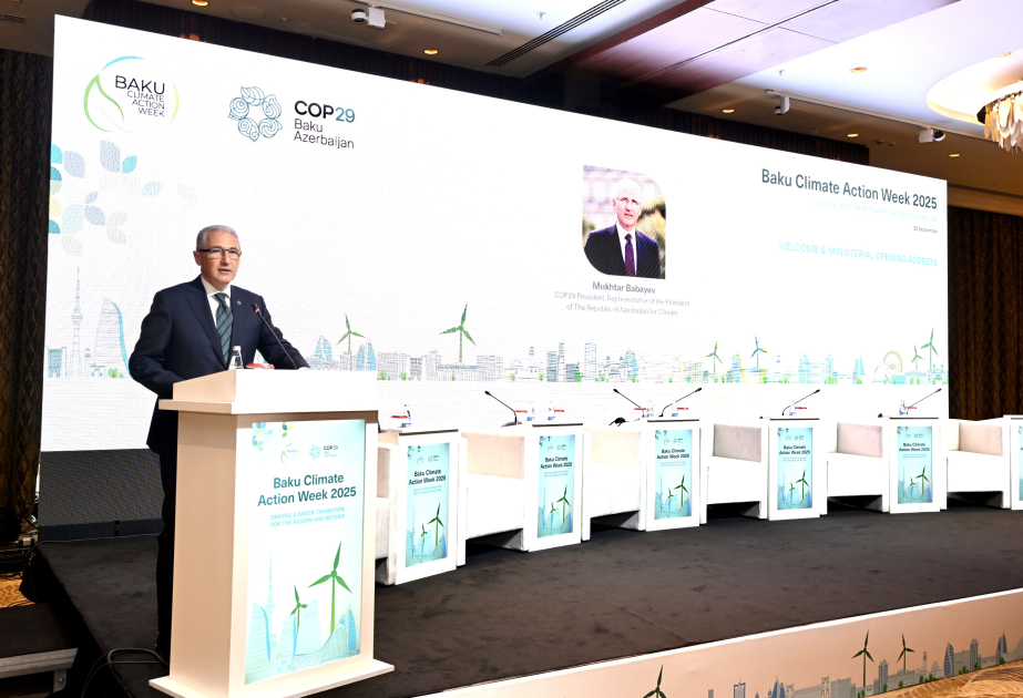 أسبوع باكو للمناخ: أذربيجان تسارع في استغلال إمكانات الشمس والرياح والهيدروجين الأخضر