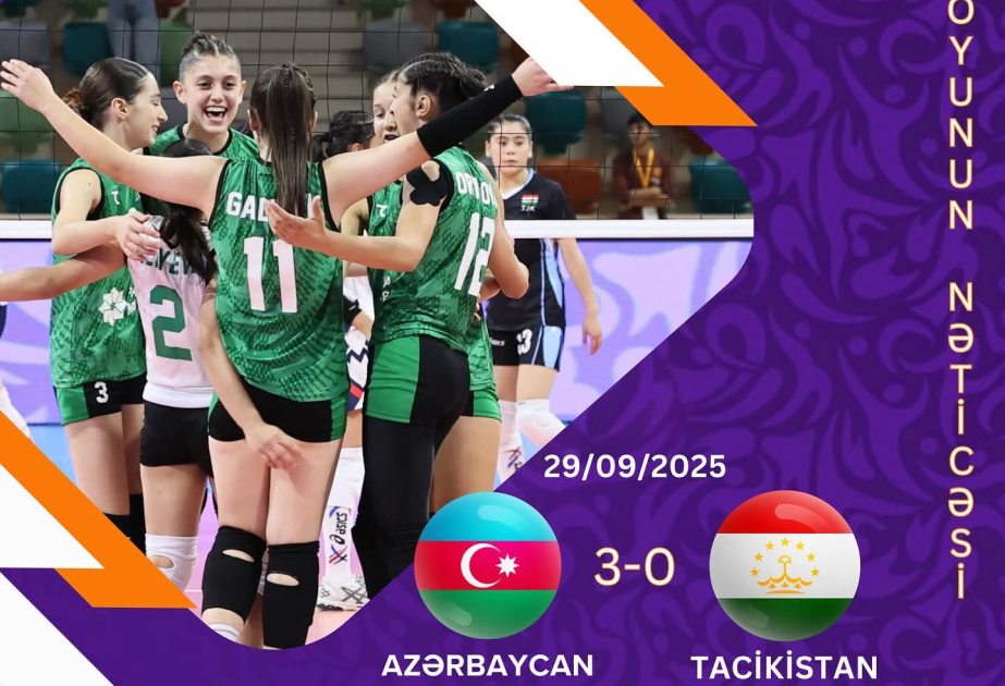 Azerbaijan women’s volleyball team makes successful start to 3rd CIS Games