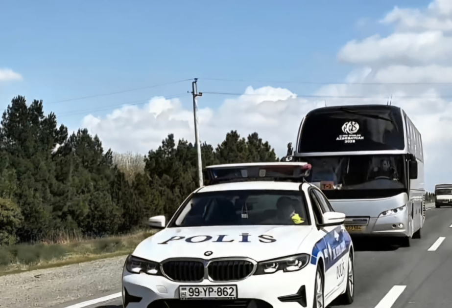 III MDB Oyunlarının keçirildiyi ərazilərdə yol polisi əməkdaşları gücləndirilmiş iş rejimində xidmət aparırlar VİDEO