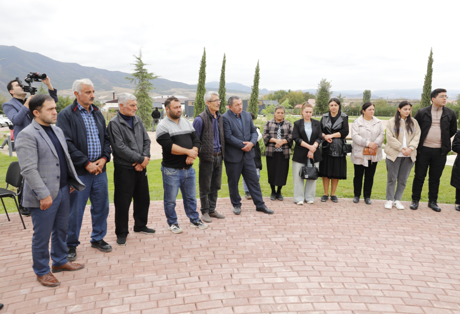 İşğaldan azad olunmuş ərazilərdə daha bir qrup sakin üçün özünüməşğulluq proqramı üzrə kiçik təsərrüfatlar yaradılıb VİDEO