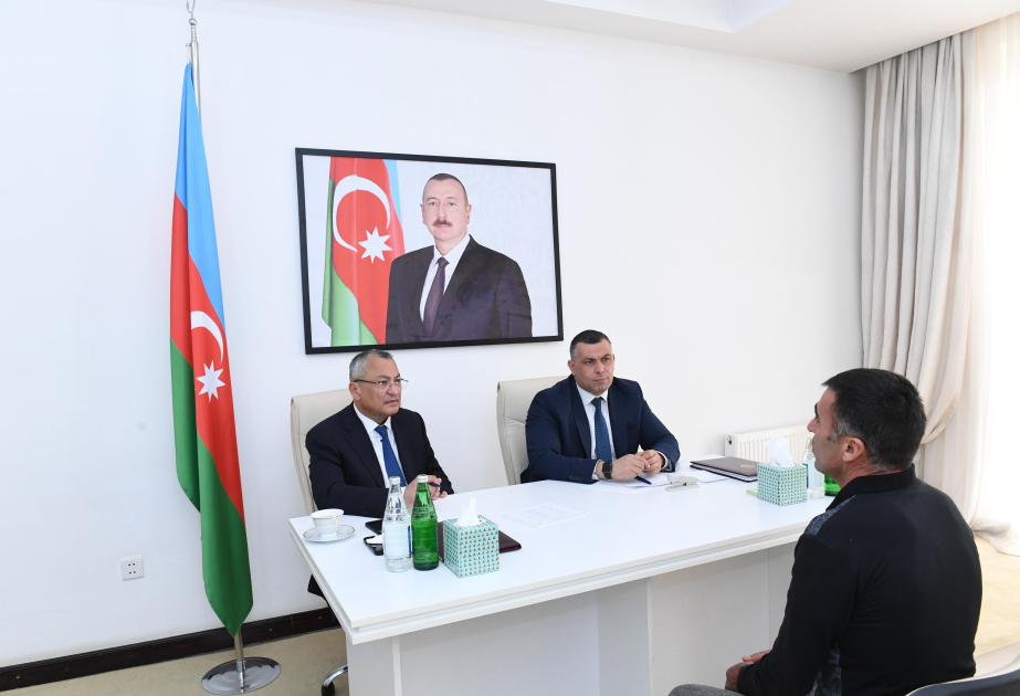 Qubada keçmiş məcburi köçkünlərin müraciətləri dinlənilib
