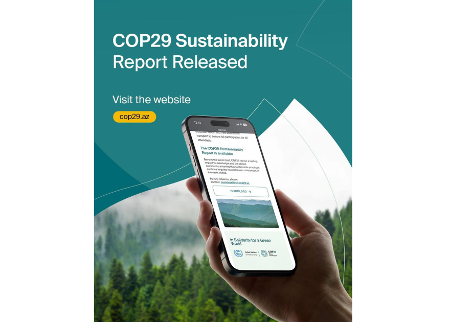 Presentado el Informe de Sostenibilidad de la COP29: un nuevo referente global para conferencias climáticas verdes
