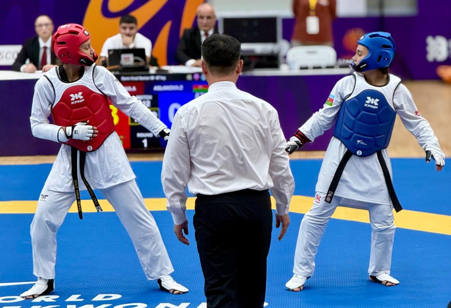 Azerbaijan’s taekwondo fighters earn 10 bronze medals at 3rd CIS Games, one advances to final