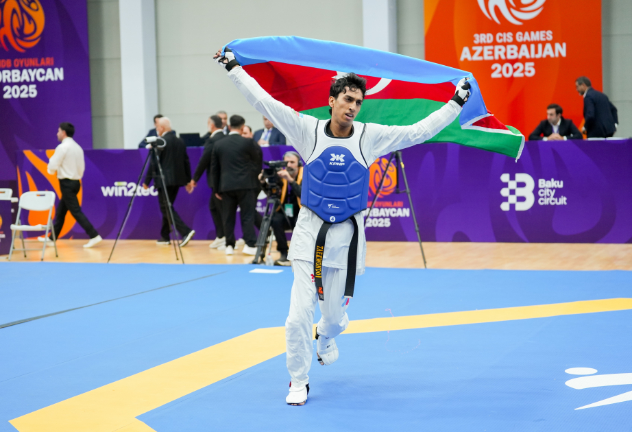 Azerbaijan’s taekwondo team concludes 3rd CIS Games with 22 medals