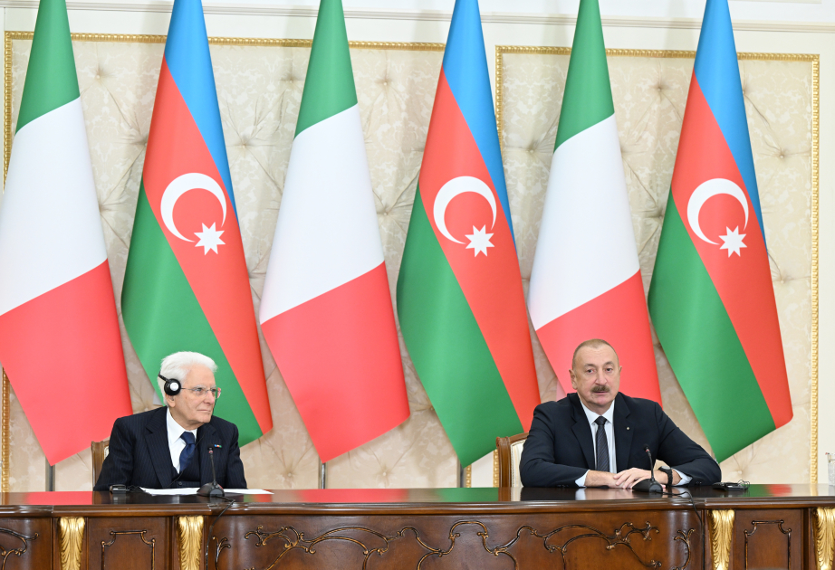 Präsident Ilham Aliyev: Aserbaidschan und Italien sind wahre strategische Partner